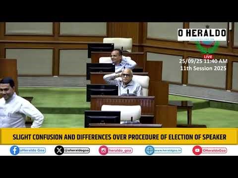 Slight Confusion and Differences over procedure of election of Speaker