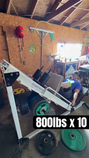 800lbs Leg Press Reps