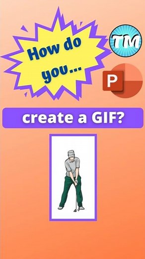 How to Create an Animated GIF in PowerPoint | PowerPoint Tips and Tricks #Shorts