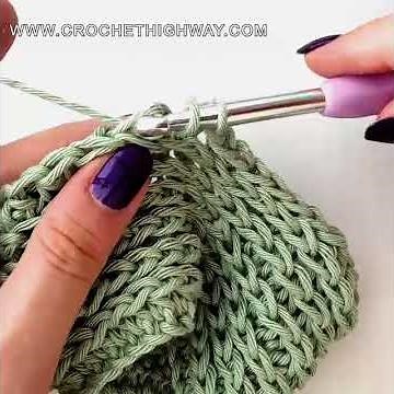 How to Crochet the Yarn Over Slip Stitch (YO SL ST) or Yarn Over Half Double Crochet Stitch (YO HDC)