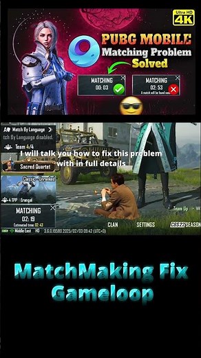 MatchMaking Problem Solved in Gameloop 😎 #pubgmnextstarprogram #pubgmobile #pubgmobilec9s26