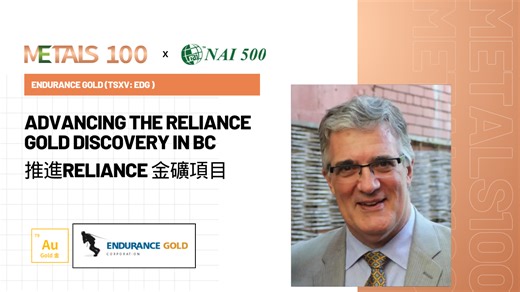 推进Reliance 金矿项目 | Endurance Gold (TSXV: EDG )
