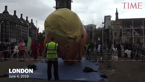 While Thousands March, President Trump Dismisses London Protests as ‘Fake News’