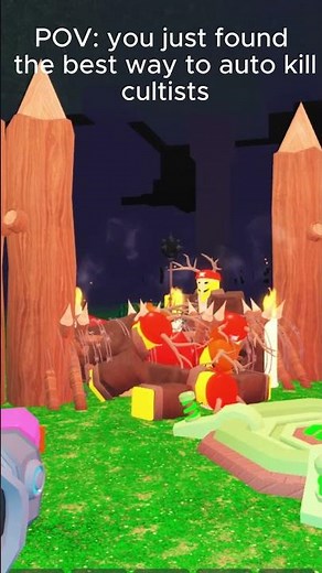 BEST WAY TO AUTOKILL CULTISTS IN 99 NIGHTS IN THE FOREST ROBLOX