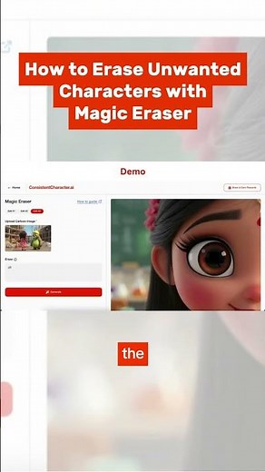 How to Erase Unwanted Characters with Magic Eraser