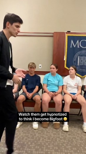 3.2K views · 30 reactions | The guy who straight up left the room 藍 #hypnosisshow #hypnotized #hypnosis | Zach Pincince | Facebook