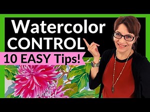 CONTROL your Watercolor Paint like a Professional! (My Top 10 EASY Tips)