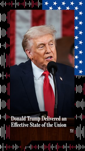 On the latest episode of the Potomac Watch podcast, Matthew Continetti explains why Donald Trump delivered an effective State of the Union. https://on.wsj.com/4tSN01i | Wall Street Journal Opinion