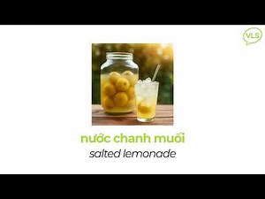 Vietnamese Lessons By Topics: Vietnamese Traditional Drinks