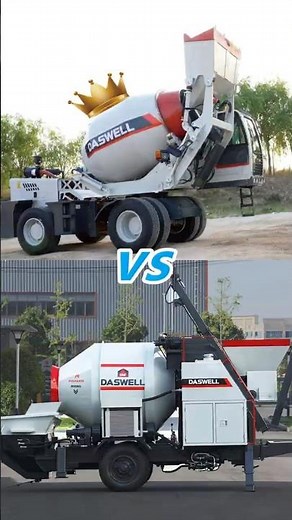 Self Loading Concrete Mixer vs Concrete Mixer Pump: Which One Fits Your Needs? #concretemixer