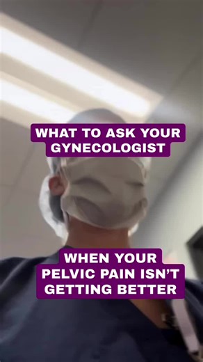 Here’s what to ask: “Have you checked to see if my pelvic floor muscles are in spasm?” This *should* be checked as part of the initial evaluation of pelvic pain but may have been skipped. It’s ok to ask if this has been looked into for you. The way we check for this is with a pelvic exam, feeling the muscles that wrap around the vagina by pressing on different parts of the vaginal canal. We press on different muscles to see: a) if they feel tight and b) if pressing there recreates your pain. If 