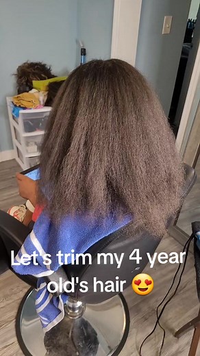 First Hair Trim for My 4-Year-Old Daughter
