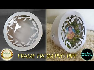 How to Make Photo Frame | Creative Ideas from PVC Pipe | Collaboration with @NikksCraft