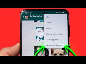 Como HACER STICKERS que se MUEVEN en WHATSAPP ✅