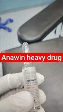 Anawin Heavy Drug | Bupivacaine Heavy Injection | Anesthetic Drugs #drugs #anawin #medicine