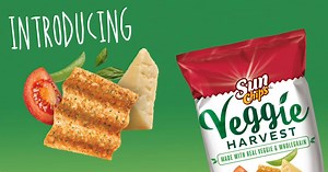 Kiss kale chips goodbye with SunChips® Veggie Harvest snacks. Made with real veggie goodness and whole grain. | SunChips