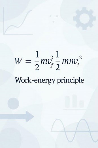 Work Energy Principle Explained! 🔬 #Shorts