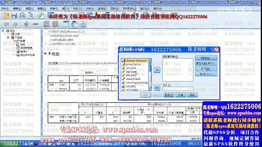 陈老师spss数据分析视频教程之SPSS独立样本T检验与单因素方差分析的联系与区别