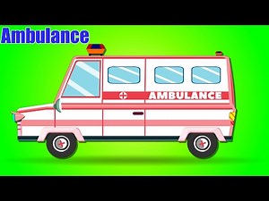 Ambulance Car Wash | Police Car | Nursery Rhymes | Videos for Kids | My Little TV