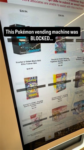 Brocatchemall YT on Instagram: "We tried a different Pokémon vending machine this time — and it was blocked by a shopping cart 😳 Was that bad luck… or secret good luck? 🍀 We played it safe, did things the right way, and tested if this vending machine had better pulls than the last one. Sometimes Pokémon luck shows up in the weirdest ways 👀 👇 Let us know in the comments: Do you think the shopping cart was good luck or bad luck? 📈 Road to 4,000 subs 🎁 More vending machine videos & giveaways 