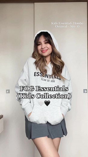 this is your sign to purchase the kids collection from fear of god essentials. my size is actually XS in womens ! #fearofgod #essentials #fog