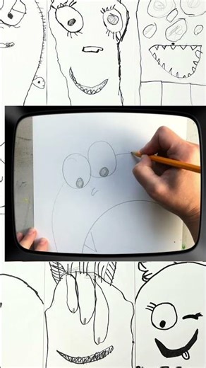 Simple Monster Art 🖼️ For Kids