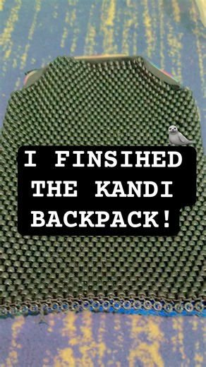 I FINISHED THE KANDI BAG! #rock #music #kandi #greenday #backpack #diy #kandikid #kandimaker #beads