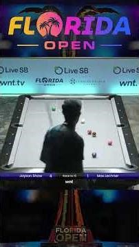 RACK 6 | JAYSON SHAW VS MAX LECHNER | 2025 FLORIDA OPEN POOL CHAMPIONSHIP | #9ball #billiards