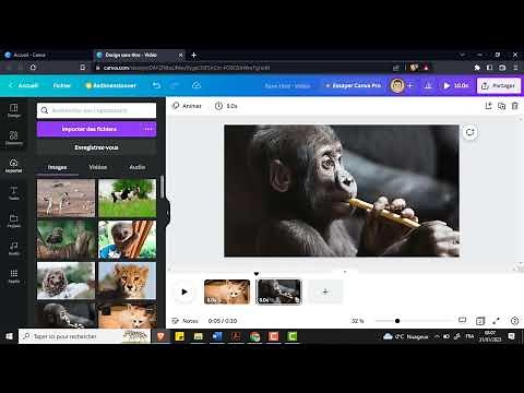 Faire un diaporama sur Canva