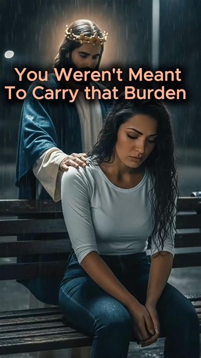 You Weren't Meant To Carry That Burden | Matthew 11:29 #jesus #shorts #faith