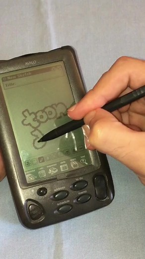 PDA from 1997 #pda #stylus #retro | ToonDesk