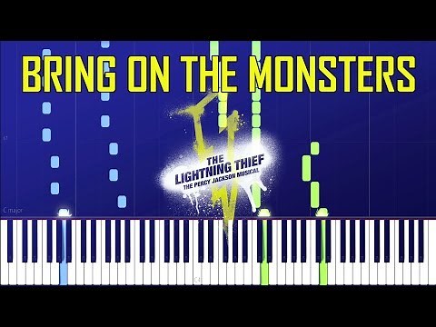 Bring On The Monsters - OST The Lightning Thief [Synthesia Piano Tutorial]