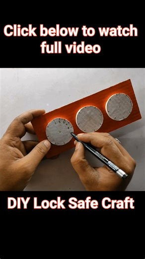 DIY Lock Safe Craft #lockbox #secretbox #shorts