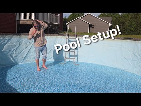 Setting up my Bestway pool!