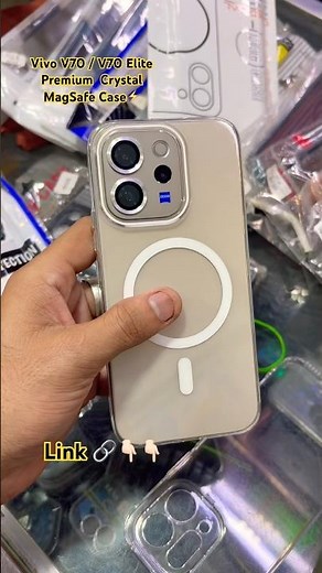 Vivo V70 / V70 Elite 💯Premium Shockproof Crystal MagSafe Back Cover #vivov70 #vivov70elite #shorts