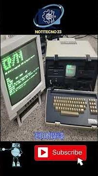 ASI ERA LA PRIMERA LAPTOP DEL MUNDO EL OSBORNE 1 #historiatecnológica #tecnologia #laptop