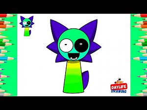 How to Draw Sulfur Pyramixed from Incredibox Sprunki | Quick and Easy Tutorial