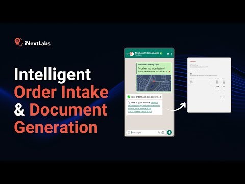 Intelligent Order Intake & Document Generation | Powered by inFlow AI Agents