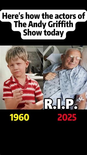 Here's how the actors of The Andy Griffith Show today.#usa #us #tiktok #fyp #celebrity #actor #beforeandafter #celebrities #thenandnow #foryou #theandygriffithshow | Living with Disasters