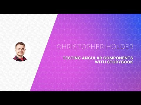 Testing Angular Components with Storybook by Christopher Holder