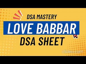 Master DSA with Love Babbar Sheet | Full Guide + Practice Series