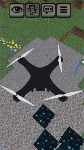 I FOUND A SECRET DRONE IN MINECRAFT 😱 (Flying Survival!) | #Minecraft #MinecraftDrone #MinecraftMod
