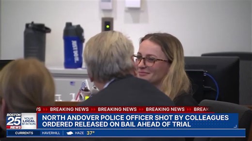 North Andover police officer shot by colleague to be released from jail while awaiting trial