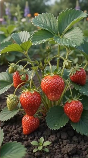How strawberry grows 🍓 | episode-13 from seed to fruit #timelapse