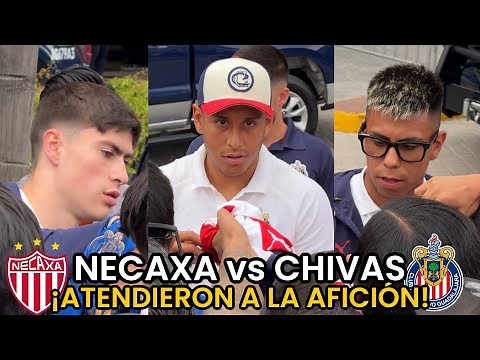 🚨CHIVAS ARRIVED IN AGUASCALIENTES AND PLAYERS SIGNED JERSEYS! WELCOME FOR THE PLAYERS