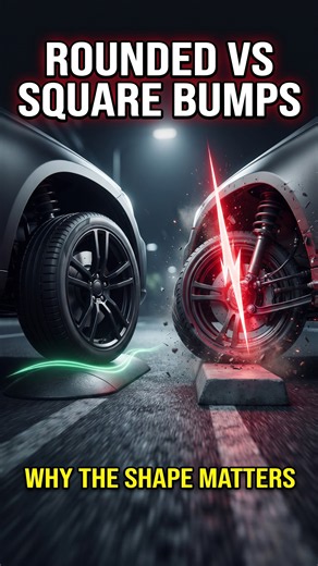 🚗 Why Speed Bumps Are Rounded, Not Square 😱