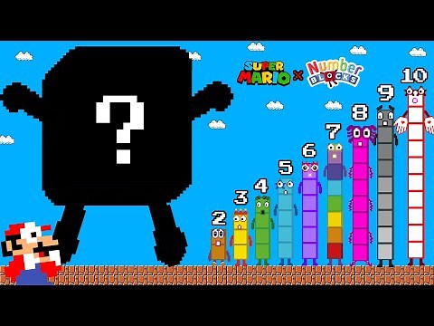 Mario and Numberblocks Escape in Maze Mayhem [Giant Numberblocks 1]