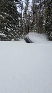 Deep snow run on the timber ripper. #tracksled #snow #diybuild #winterfun #snowmobile | Schultz Oakley Chad