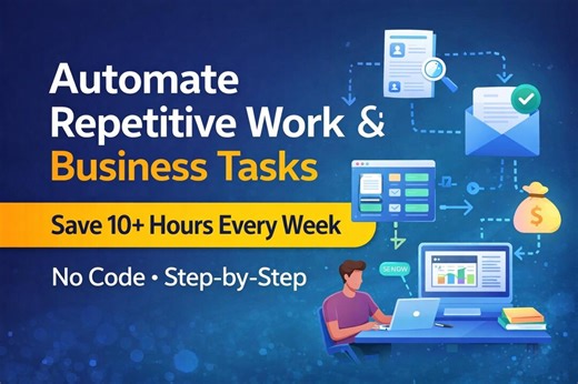Automate Repetitive Work & Business Tasks – Save 10  Hours Every Week (no Code) - Etsy