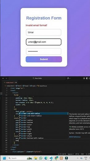 JavaScript Form Validation Explained | Easy Beginner Tutorial ⭐
